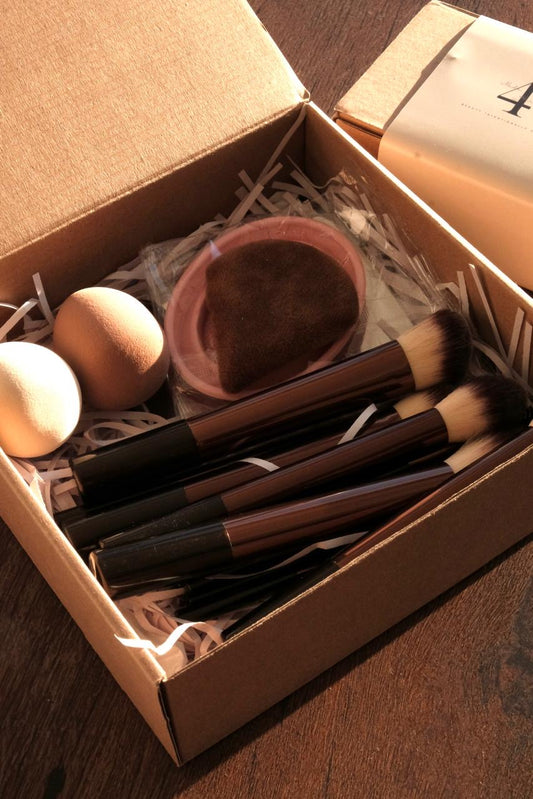 Made4Her Brush and Beauty Blender Set - 8 Piece