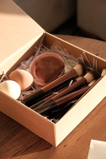 Made4Her Brush and Beauty Blender Set - 8 Piece